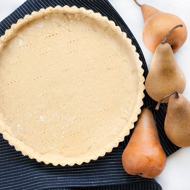 Almond Pear Tart Prep